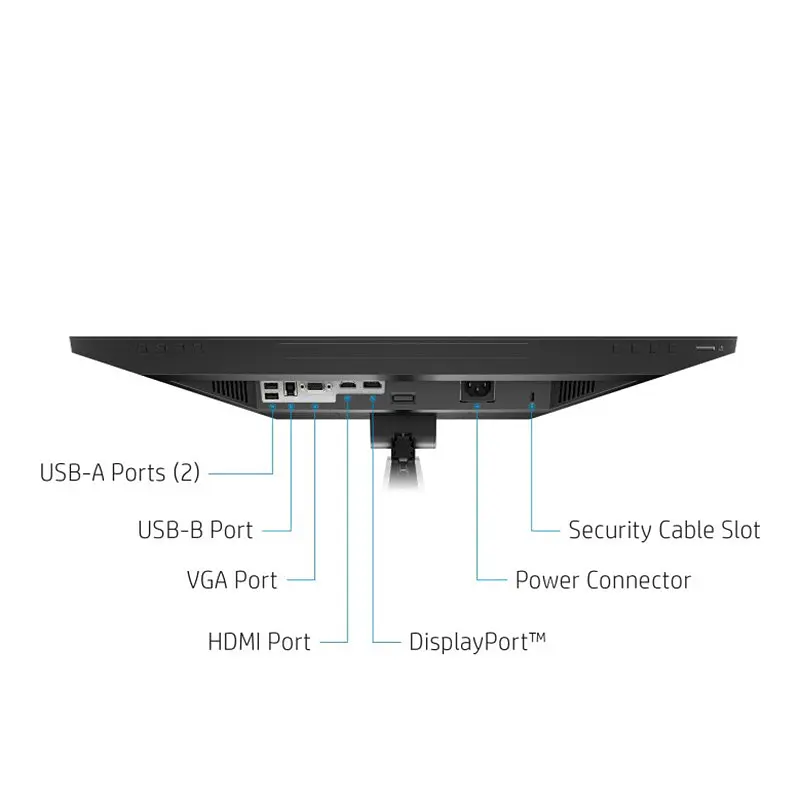 Монітор TFT 23.8 HP E24mv G4, IPS, HDMI, VGA, DP, USB, Cam, HAS, Pivot, колонки, сріблястий - фото 7