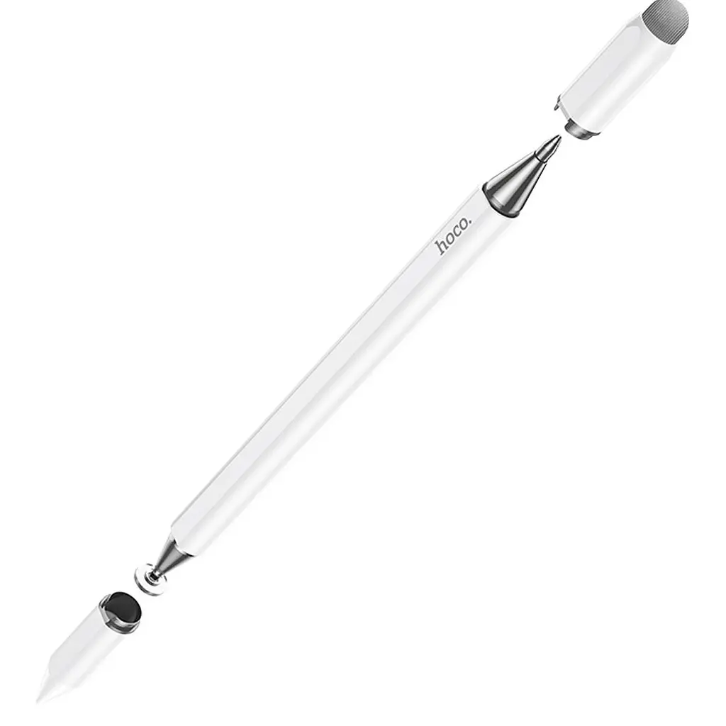 Стилус Hoco GM111 Cool Dynamic series 3in1 Passive Universal Capacitive Pen White [105625] - фото 2