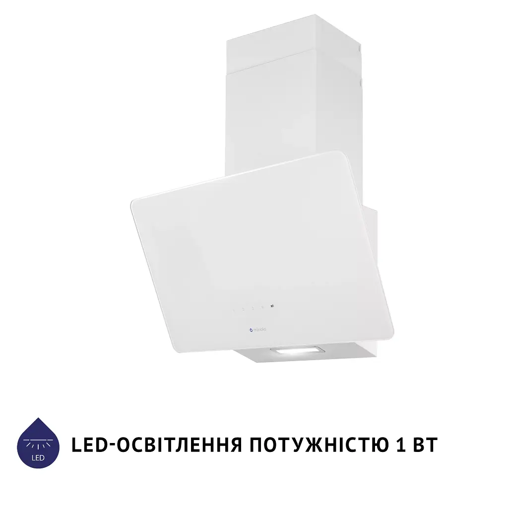Витяжка декоративна похила Minola HVS 5224 WH 700 LED - фото 3