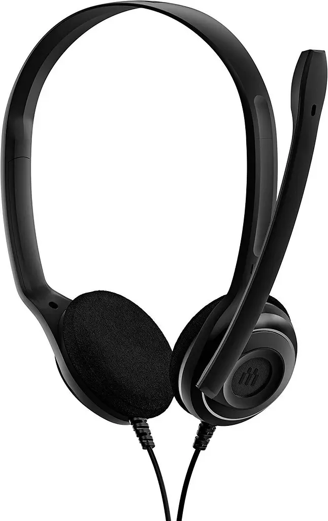 Компьютерная стереогарнитура On-Ear PC 8 Chat, USB, однонаправленный, 2 м, черный Epos teh0013134 - фото 2