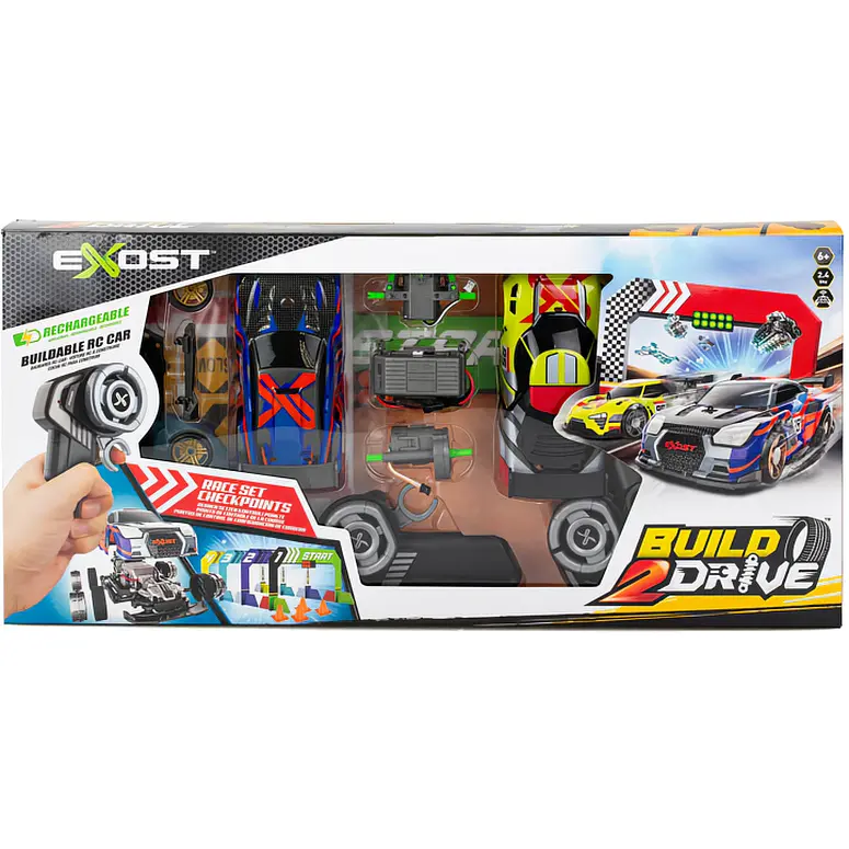 Ігровий набір Silverlit Exost Build 2 Drive Duo Pack Race Set на радіокеруванні 2.4 ГГц жовтий, синій (20705) - фото 13