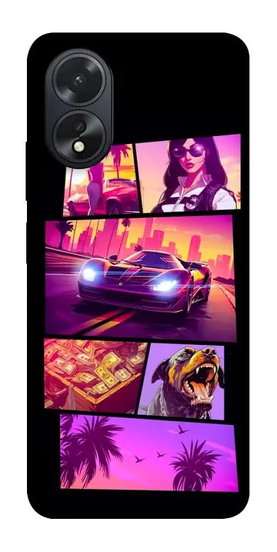 TPU чохол Demsky GTA vibes для Oppo A38