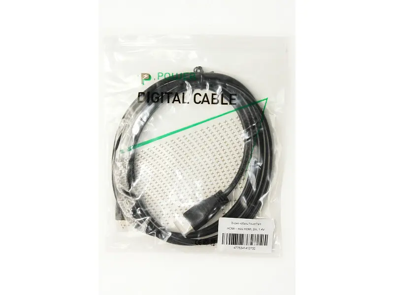 Кабель PowerPlant HDMI-miniHDMI v1.4, 2м (KD00AS1273) - фото 3