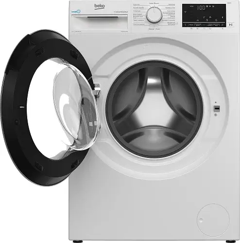 Пральна машина Beko B3WFU5723W, White, 7 кг, фронтальна, 15 програм, швидкість віджиму 1200 об/хв, пар, інвертор, клас енергоспоживання A+++, 84.5х60х49.6 см - фото 3