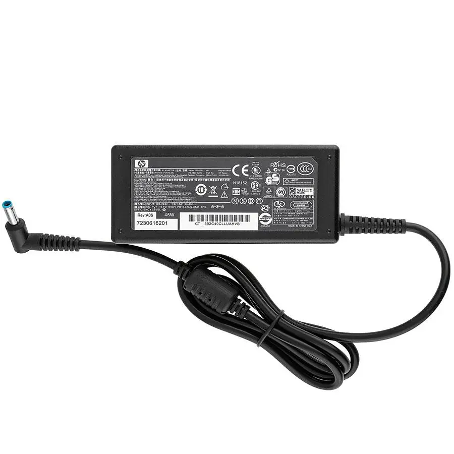 Блок живлення для ноутбука HP 19.5V 2.31A 45W 4.5x3.0-PIN чорний RECTANGULAR - фото 2