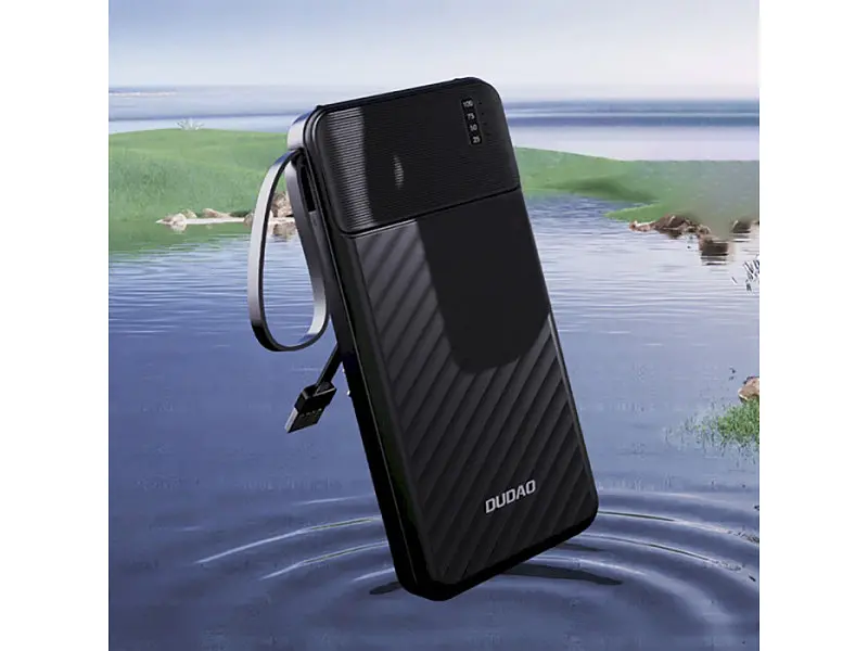 Зовнішній акумулятор (Power Bank) Dudao K11 10000mAh Black - фото 4