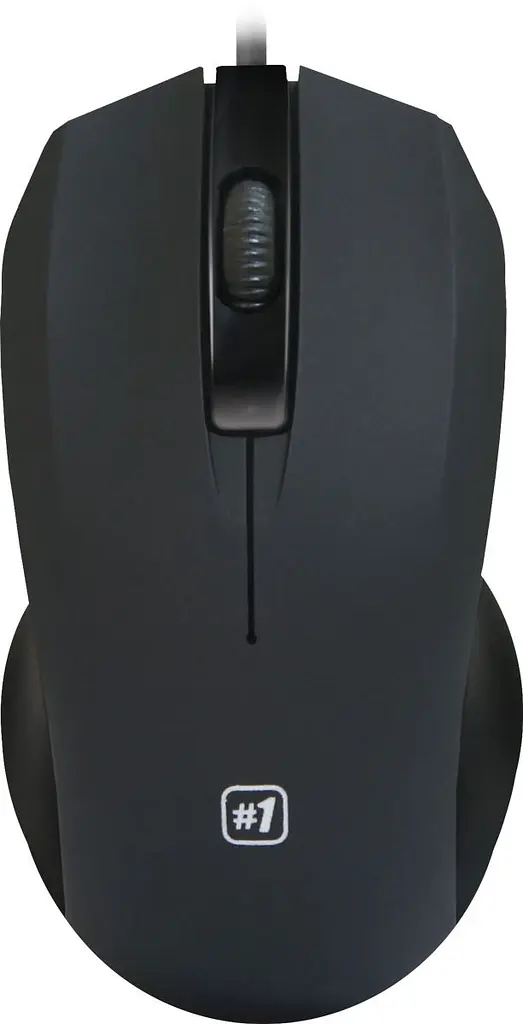 Комп'ютерна мишка Defender #1 MM-310 3кн. 1000 dpi чорна (52310) - фото 3