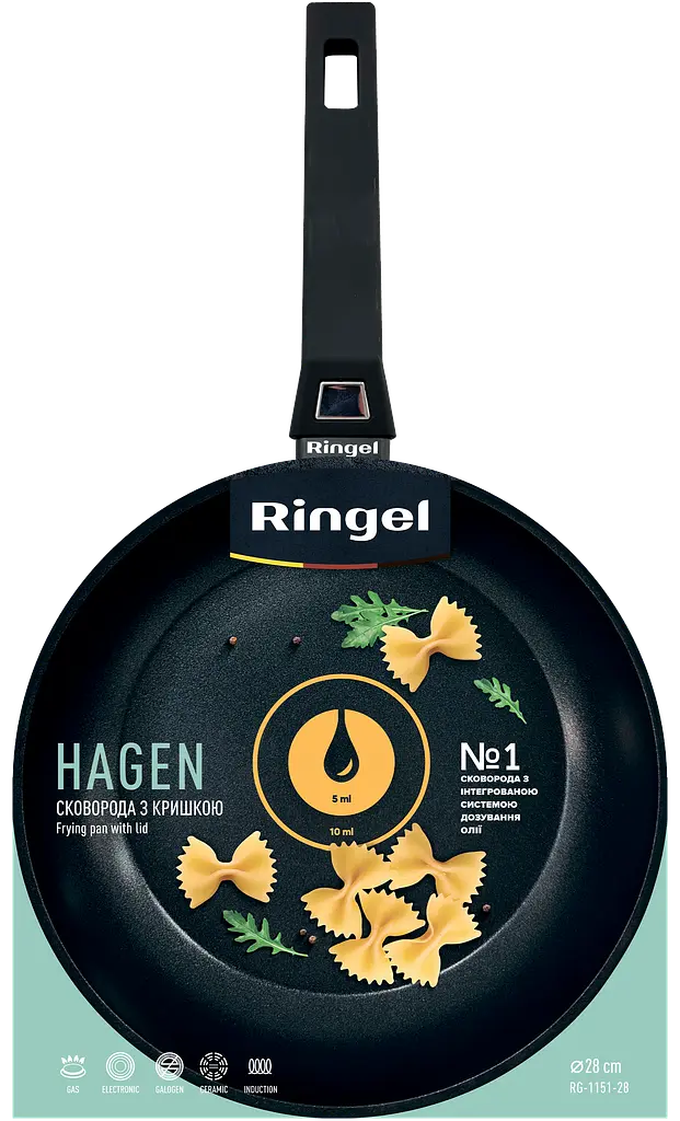 Сковорода Ringel Hagen 28 см kuh0016732 - фото 3
