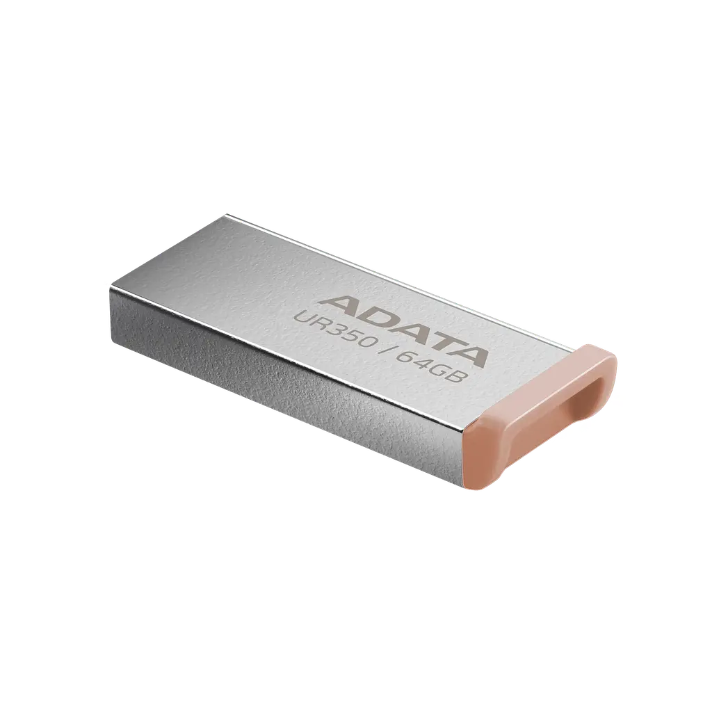 Флеш-накопичувач ADATA USB 3.2 UR 350 64Gb Сріблястий/Beige - фото 3