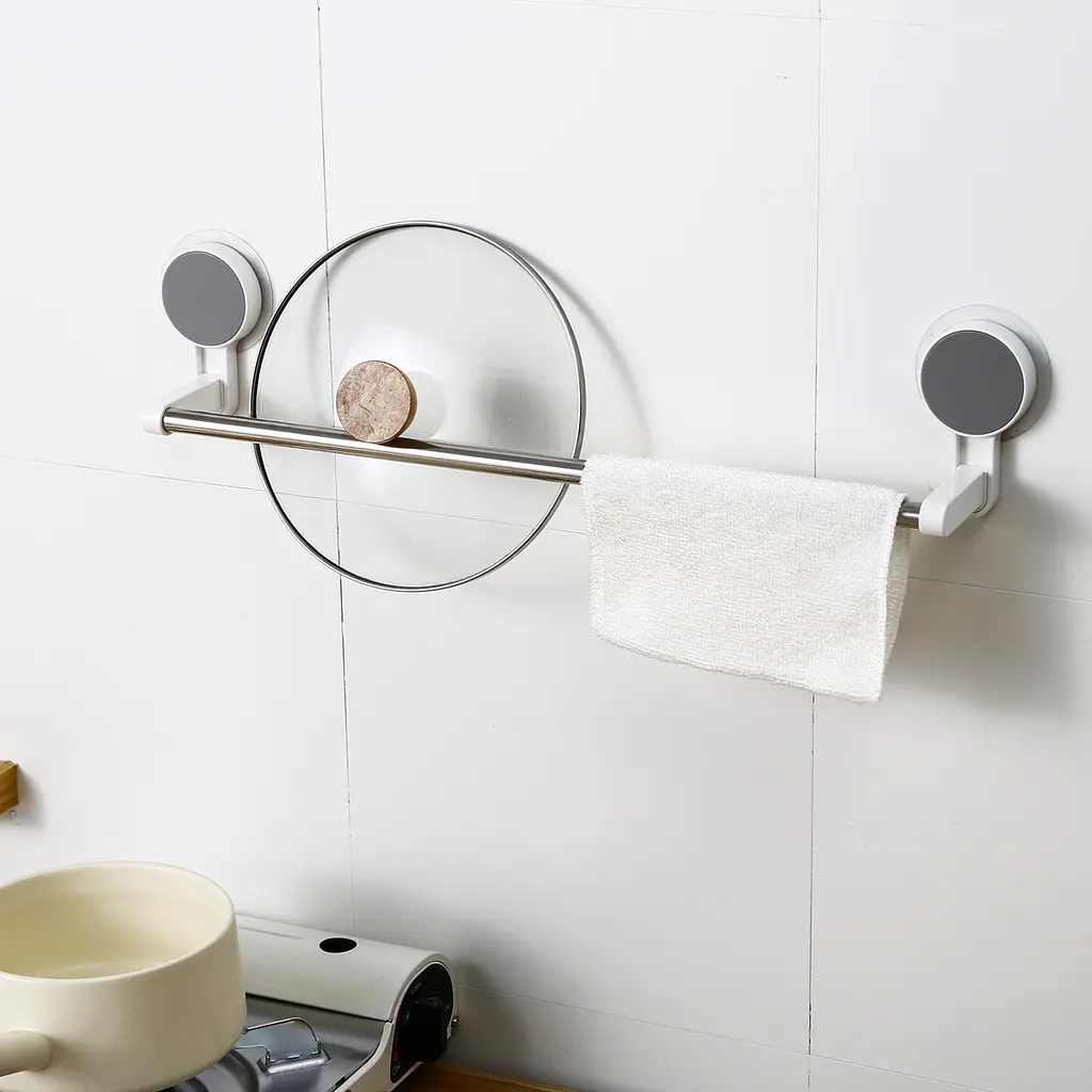 Тримач для рушника клейкий МВМ My Home BP-2, білий (BP-2 WHITE) - фото 8