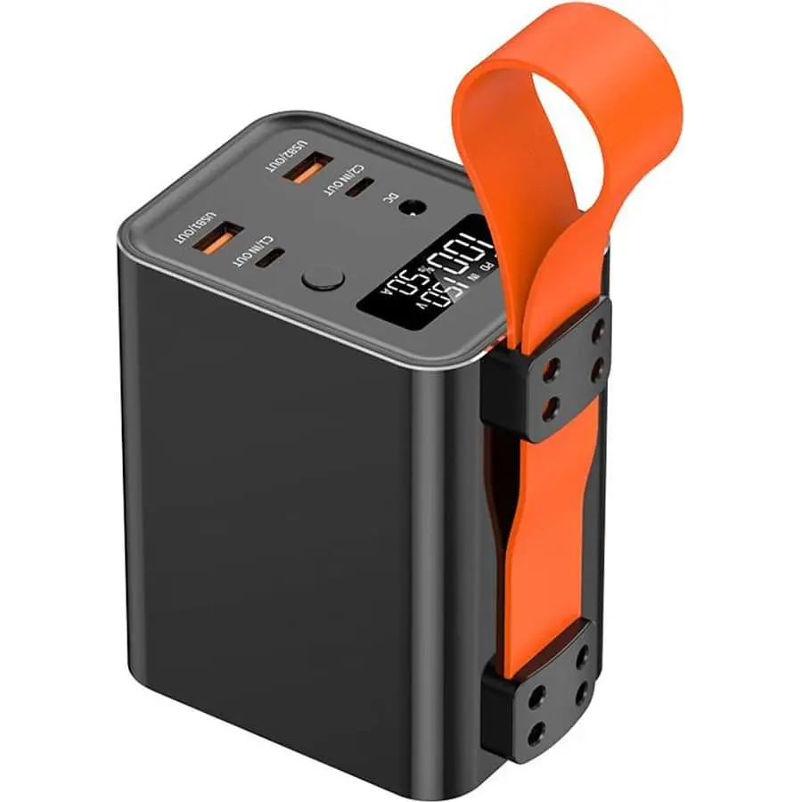 Павербанк Atria Black-orange 60 000 mAh / 100 Вт (WPD-101) - фото 2