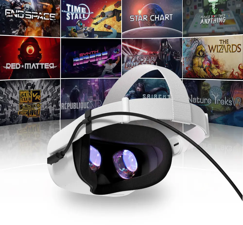 Кабель передачі даних Oculus Link USB-C 3.2 Type-C для Quest 2/3/Pro/Pico 4 3 м Чорний (CC-3mGB) - фото 8