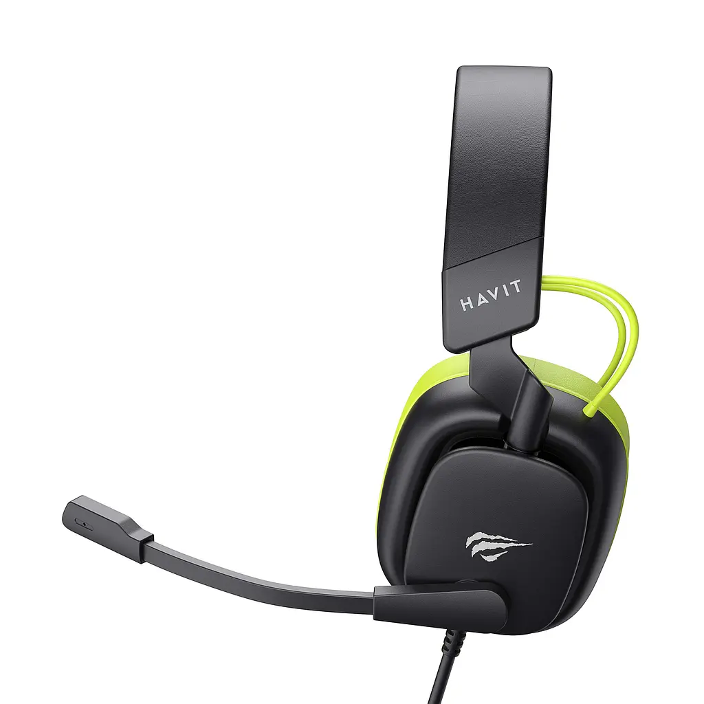 Ігрові навушники з мікрофоном HAVIT H2048U Black+Green Plug USB 7.1 HAVIT (28997-000) - фото 4