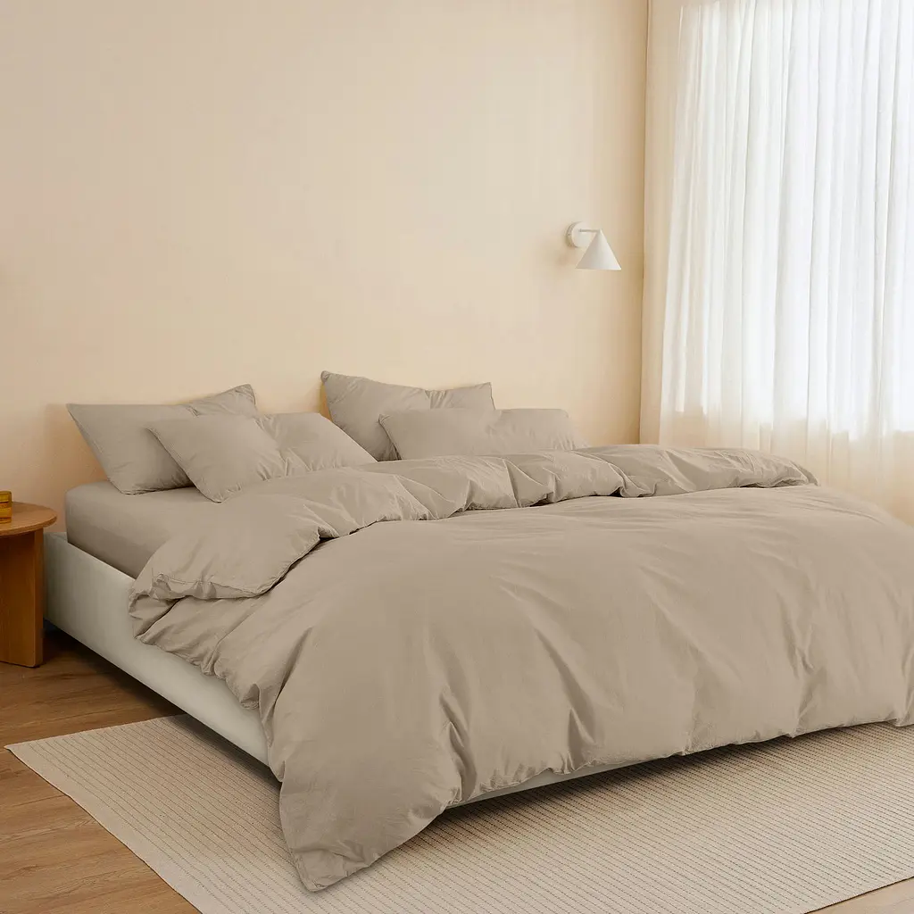 Комплект постільної білизни Cosas євро з простирадлом на резинці MAGNOLIA 200 x 220 см (Ranfors12_Magnolia_El-Magnolia_200) - фото 3