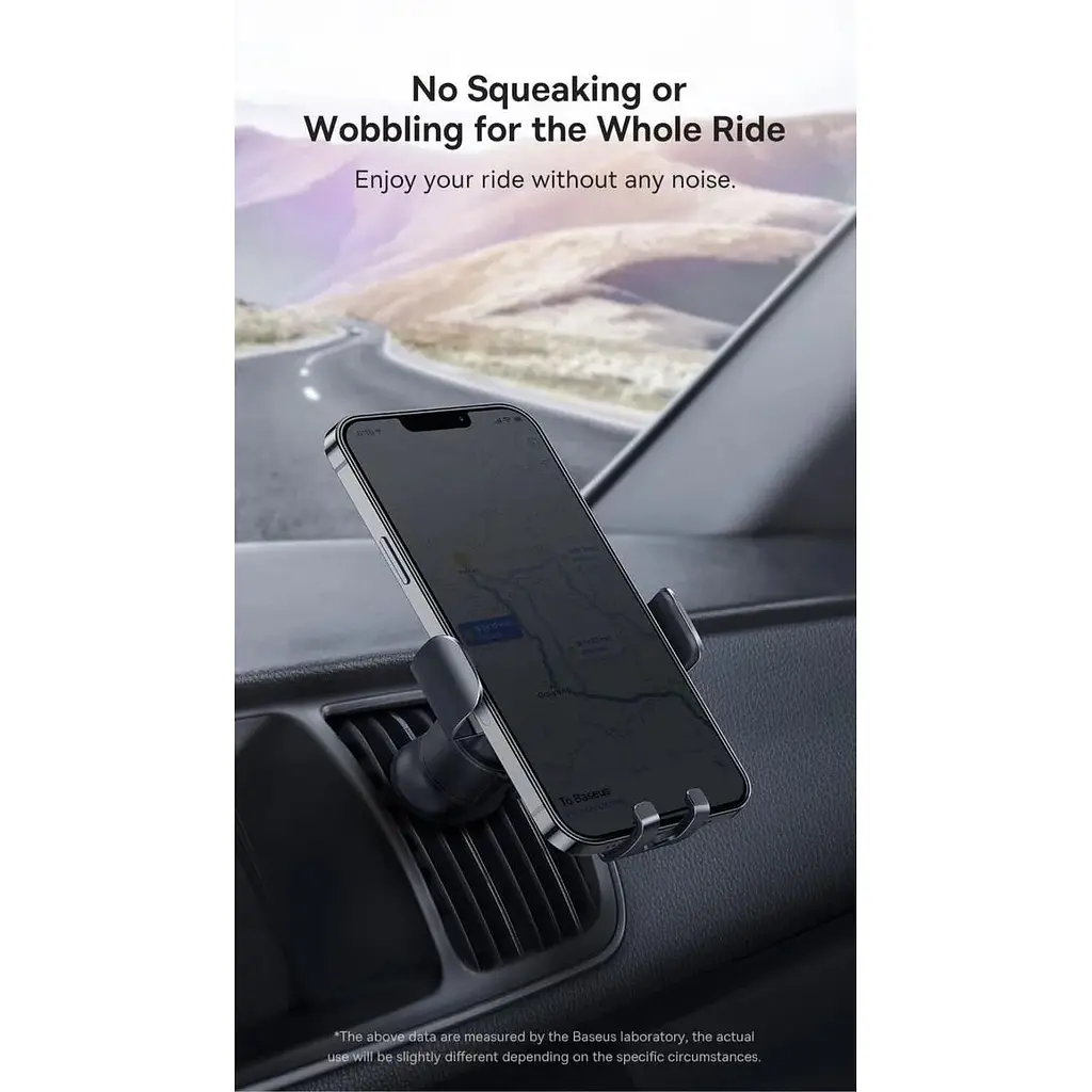 Автотримач Baseus Metal Age 2 Gravity Car Mount (Air Outlet Version) (SUJS000013) - фото 10