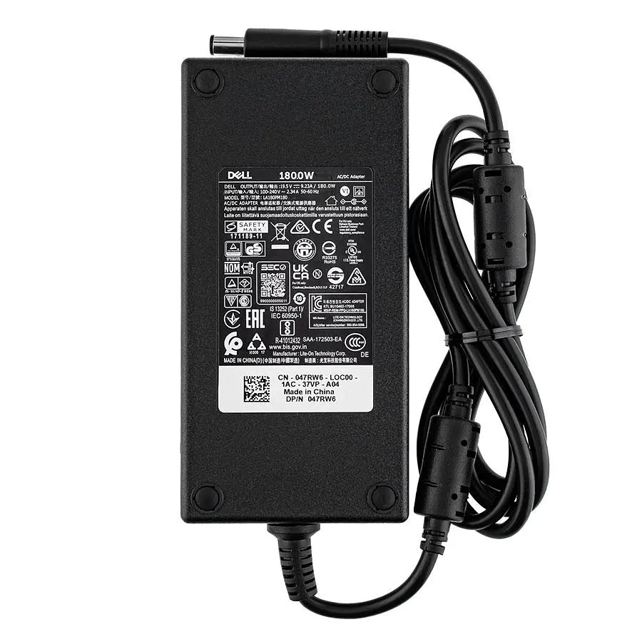 Блок живлення для ноутбука Dell 19.5V 9.23A 180W 7.4*5.0-PIN Чорний RECTANGULAR - фото 2