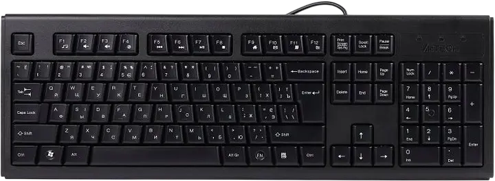 Клавіатура A4tech KRS-83 Black - фото 2