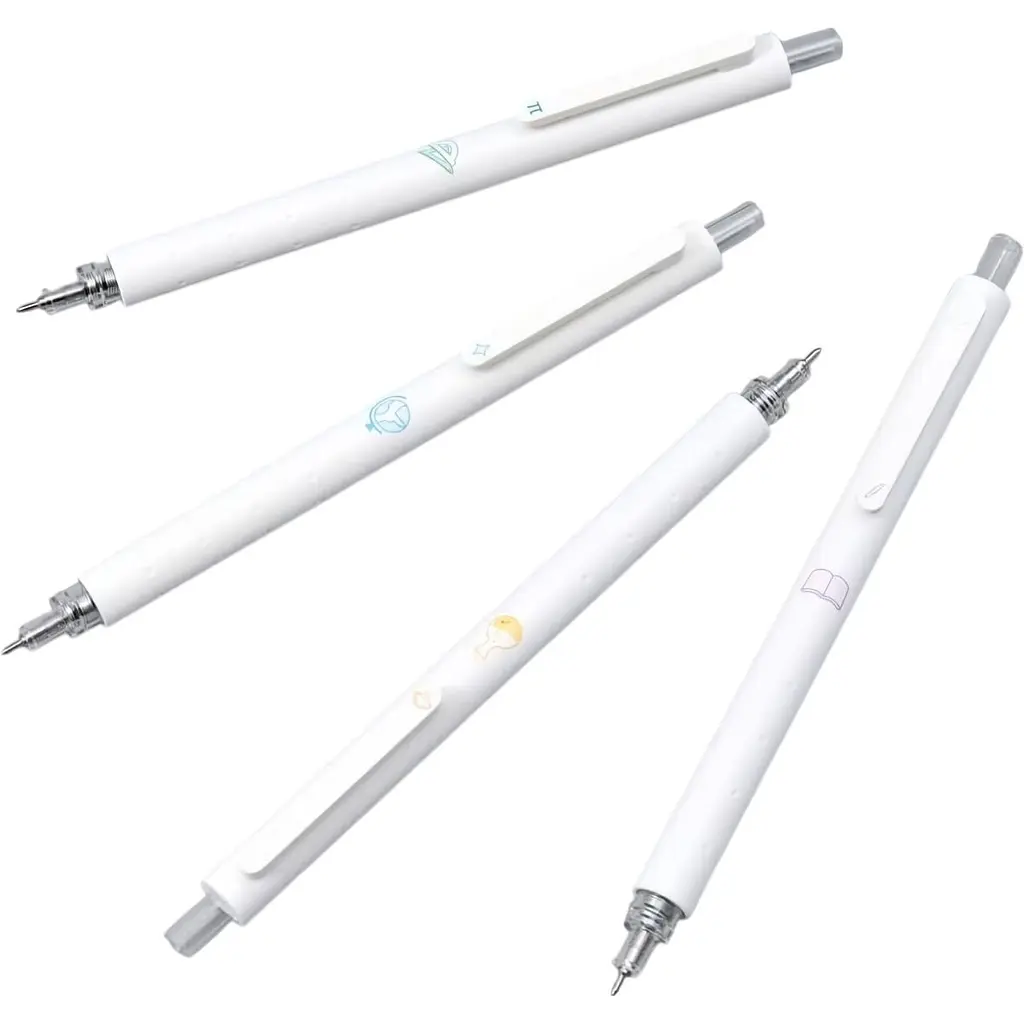Набір ручок KacoGreen K1028 Rocket Plastic Gel Ink Pen 4шт [118450] - фото 3