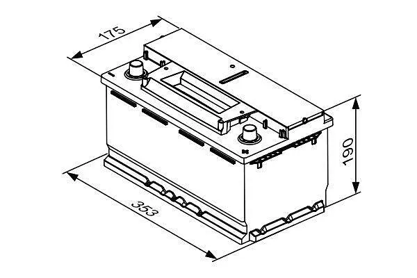 Акумулятор Bosch S4 EFB 95Аh, EN 850A (0 092 S4E 130) - фото 5