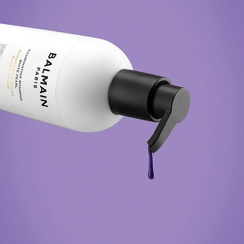 Срібний шампунь Balmain Illuminating Shampoo White Pearl для блонду 300 мл - фото 2