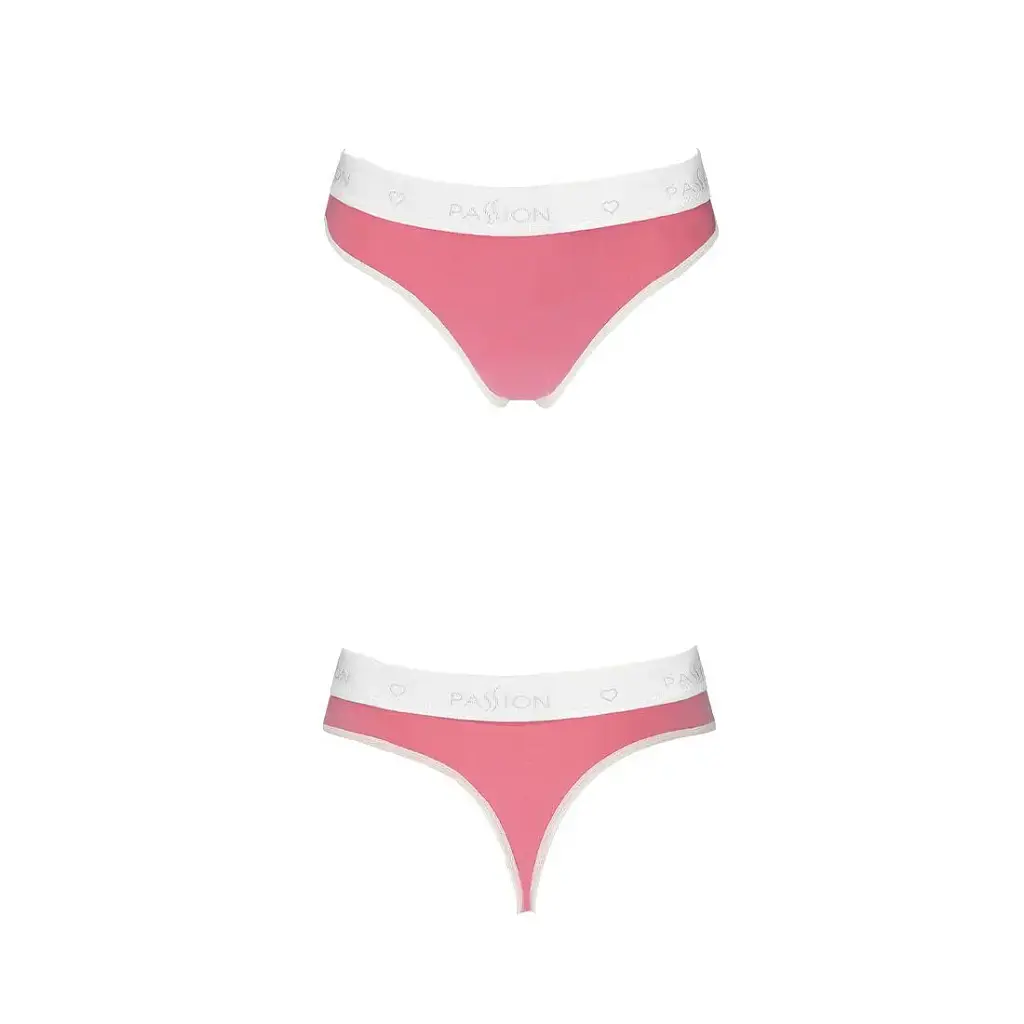 Спортивные трусики-стринги Passion PS007 Panties pink L - фото 2