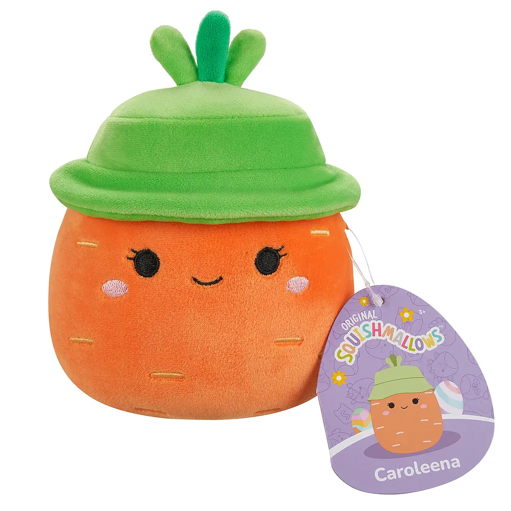 М'яка іграшка Squishmallows Морквинка Кароліна в капелюсі 13 см (SQER01182) - фото 7