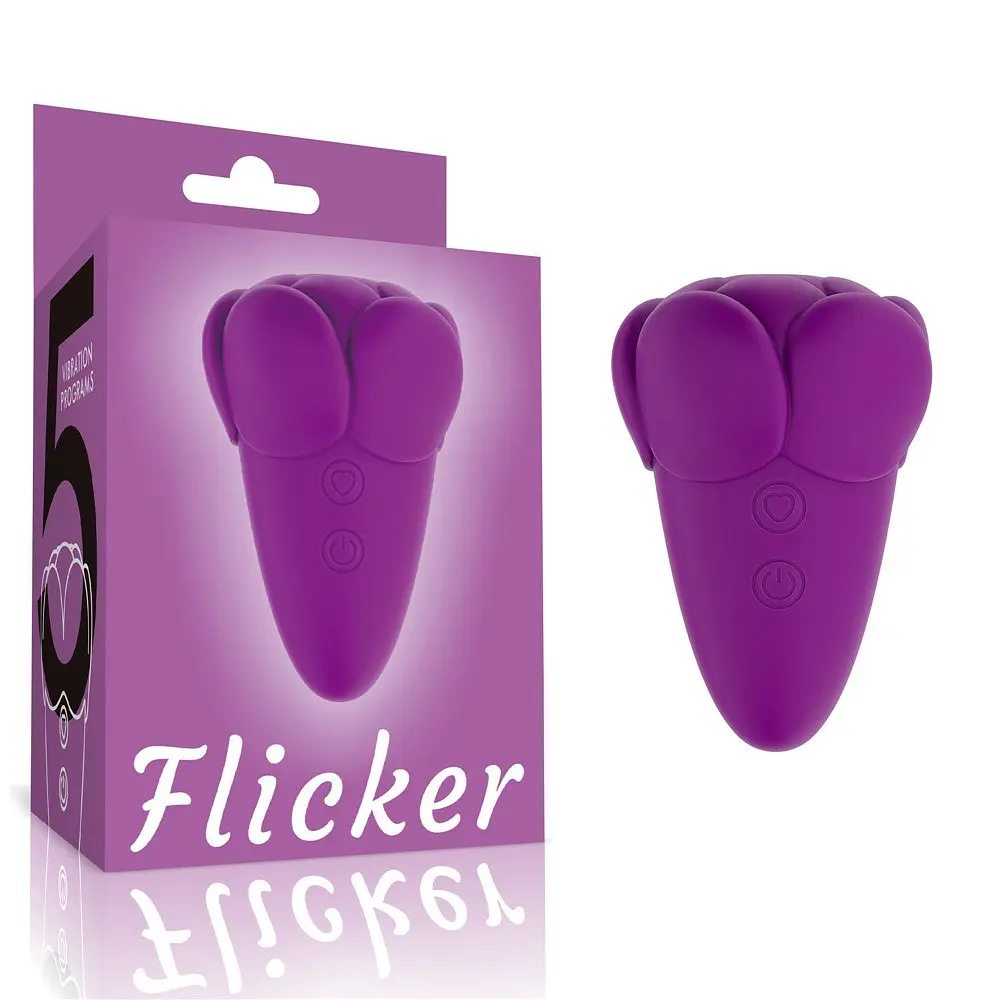 Вибратор для клитора Love Toy Flicker 9.7 см (фиолетовый) - фото 13