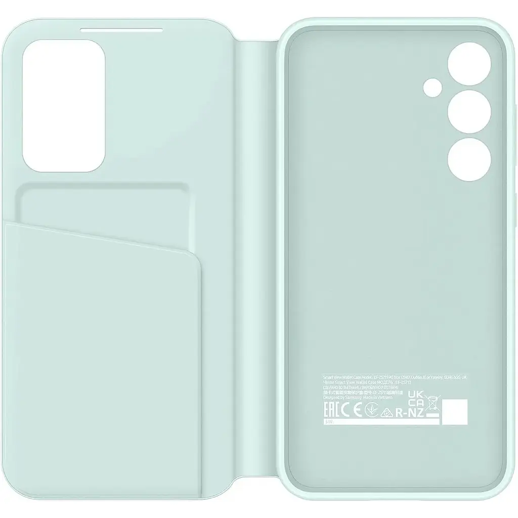 Оригинальный чехол-книжка Samsung для Galaxy S23 FE Smart Wallet Case Official (EF-ZS711CBEGRU) Мятный - фото 6