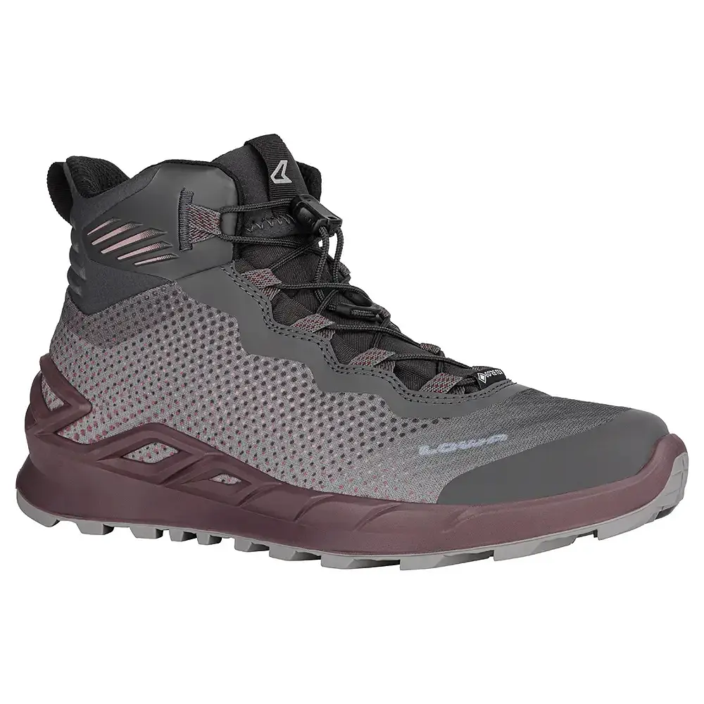 Ботинки женские Lowa Merger GTX Mid Women 39 Сірий-Рожевий - фото 6