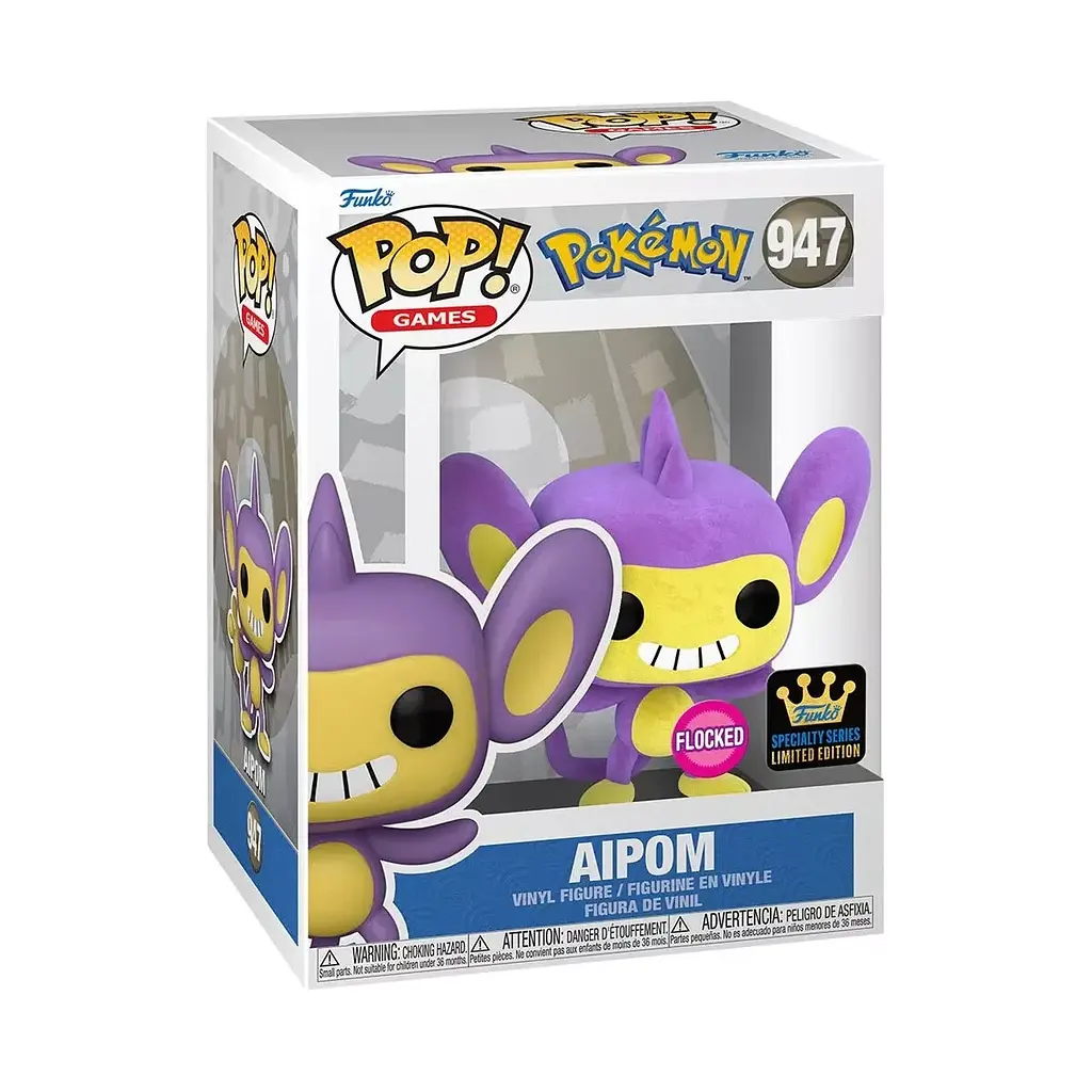 Фігурка Funko Pop Покемон Ейпом Pokemon Aipom 10 см Exclusive P A 947E - фото 3