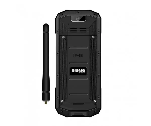 Телефон защищенный Sigma X-treme Pa68 WAVE 2.4" черный (4827798466612) - фото 4