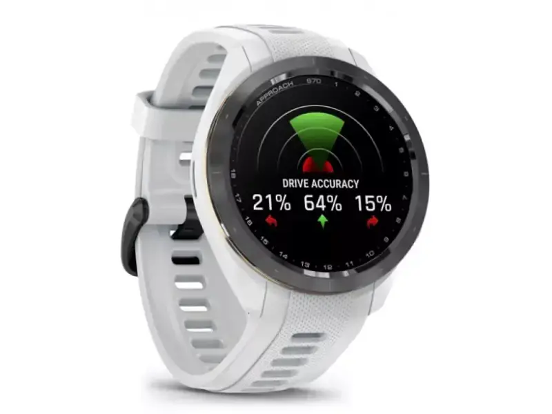 Смарт-годинник Garmin Approach S70 42mm B. Ceramic Bezel with White S. Band (010-02746-00/10) - фото 6