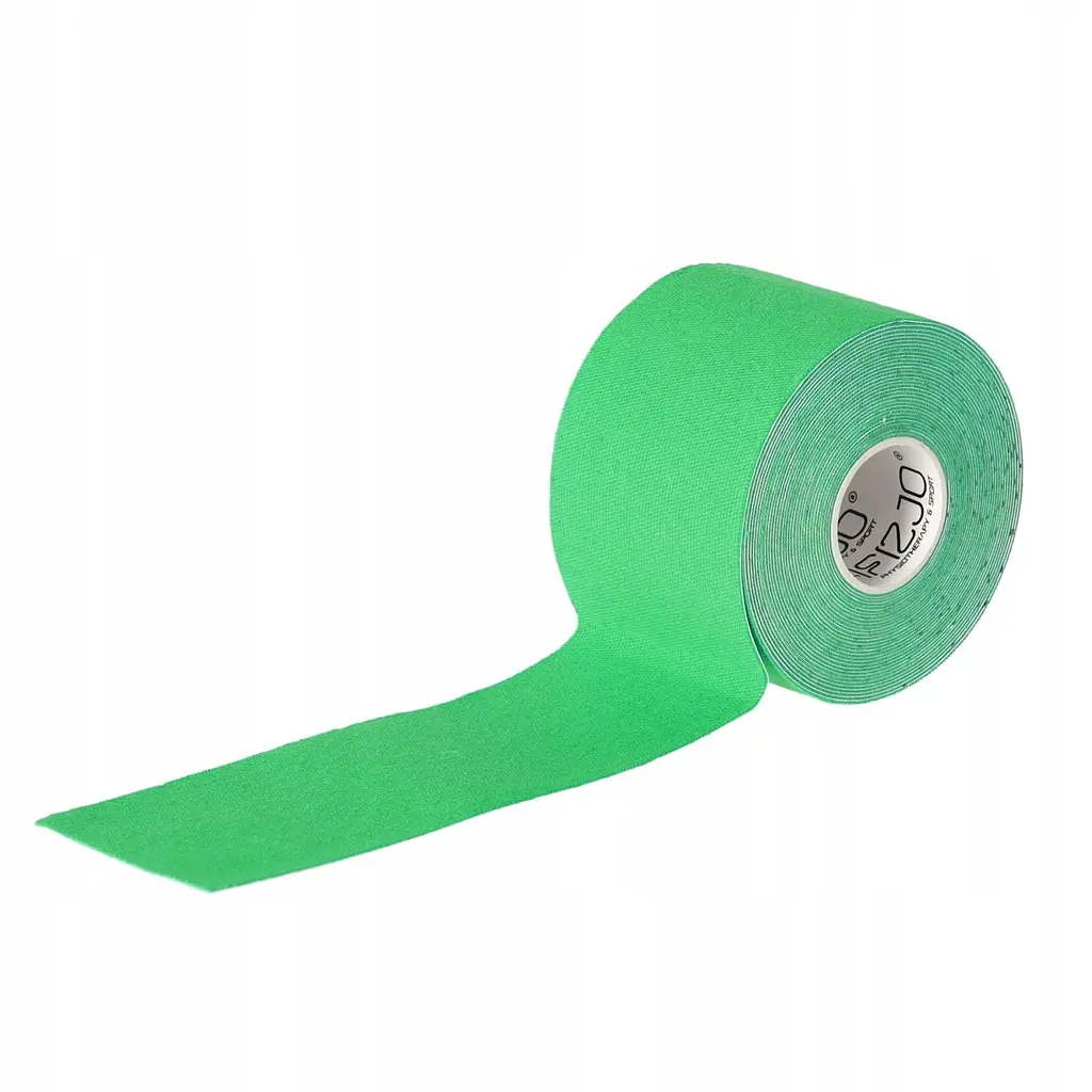 Стрічка кінезіологічна (кінезіо тейп) 4FIZJO 5 см x 5 м 4FJ0543 Green (P-5907739315984) - фото 2