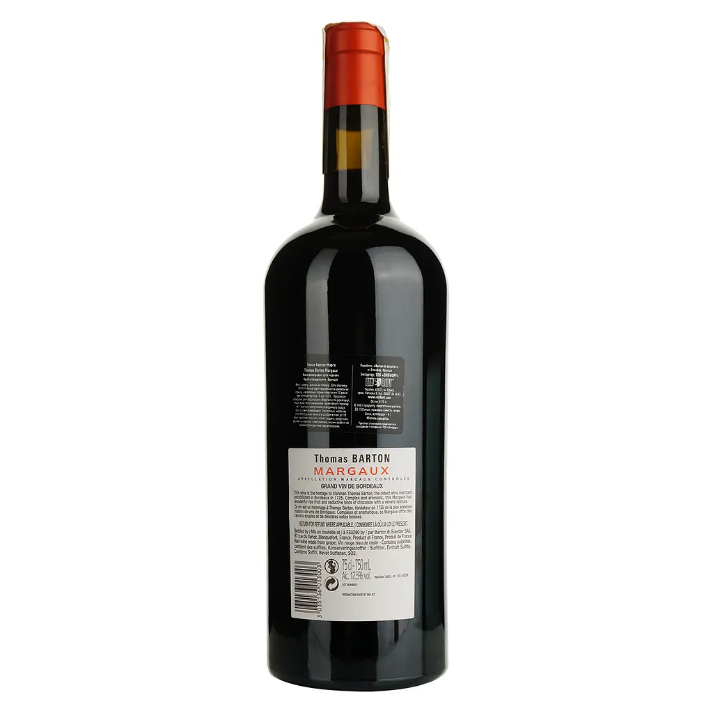 Вино Thomas Barton Reserve Margaux AOC красное сухое 0.75 л - фото 2