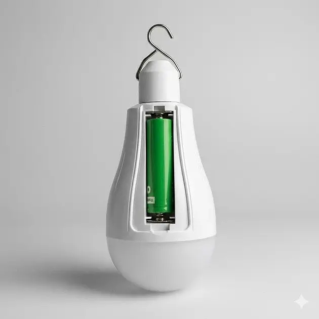 Лампочка кемпінгова Rainberg P921 30W акумуляторний, 1500 лм, холодне світло 6400K, 3 режими - фото 4