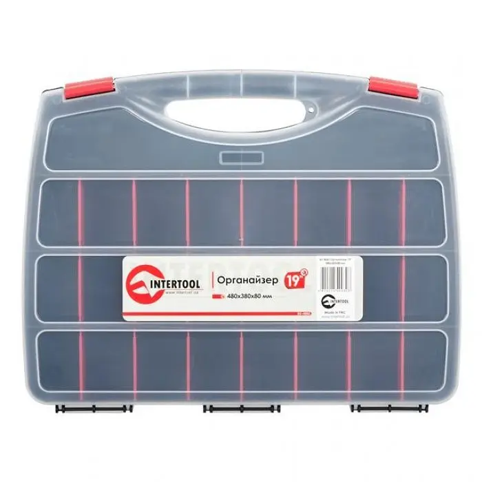 Органайзер пластиковый INTERTOOL BX-4003 19", 480×380×80 мм - фото 2