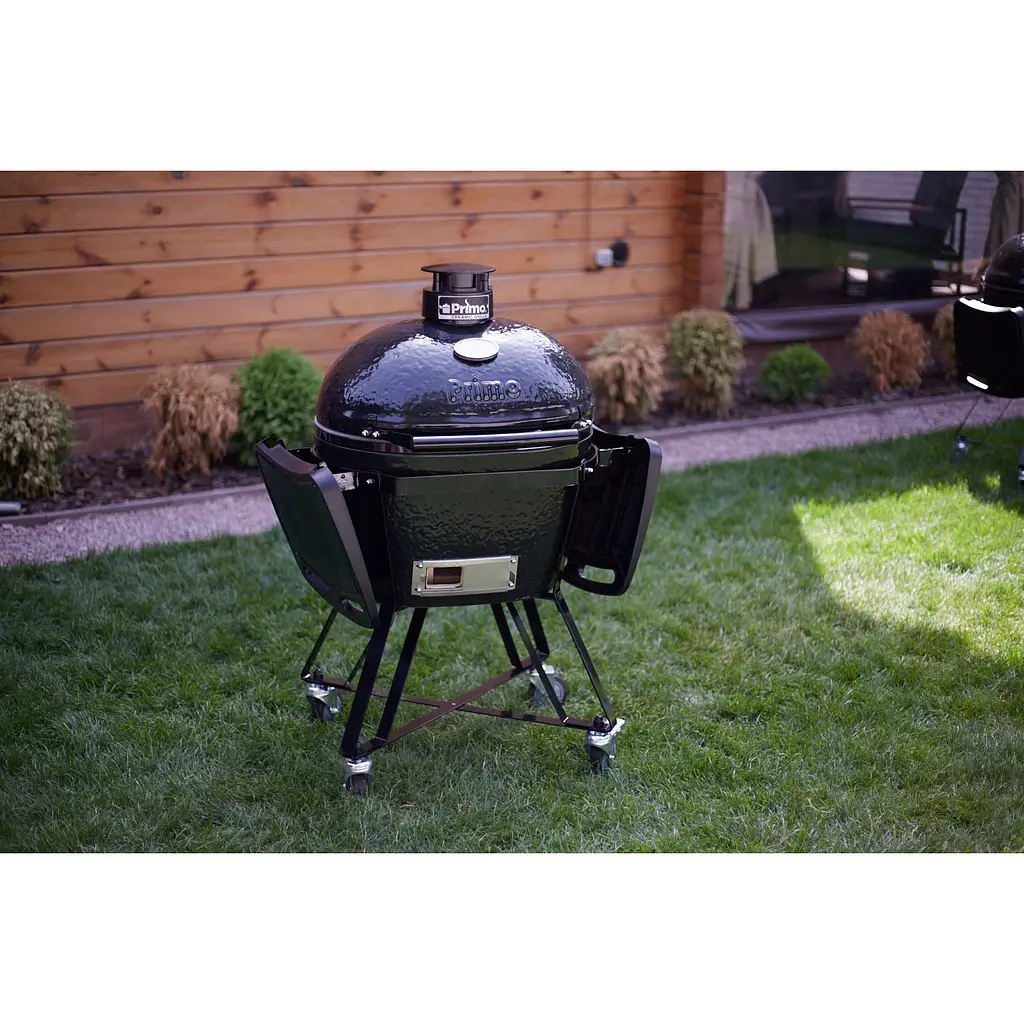 Керамический угольный гриль Primo Large Oval All in One (PGCLGCG) - фото 4