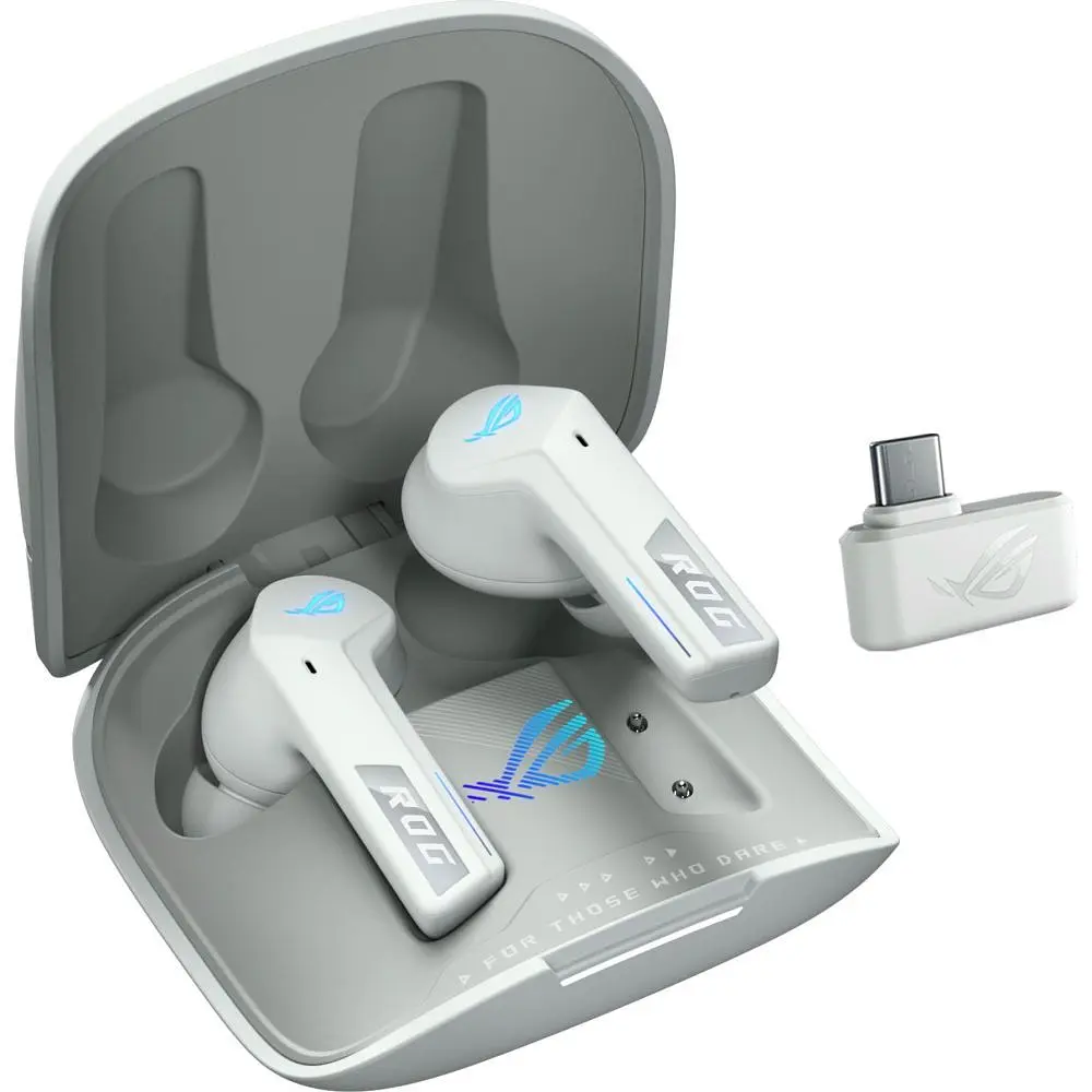 Bluetooth-гарнитура Asus ROG Cetra True Wireless SpeedNova White (90YH03Y0-BTUA10) - фото 8