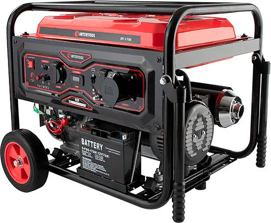 Генератор бензиновий Intertool DT-1156 [94450] - фото 3