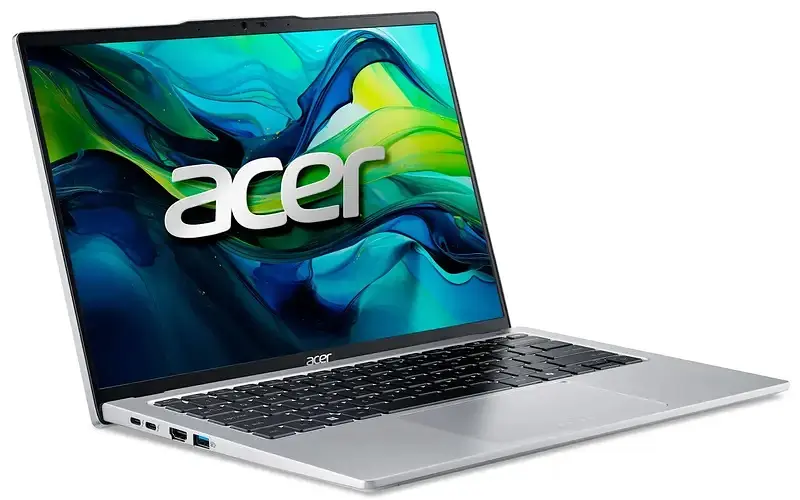 Ноутбук Acer Swift Go 14 SFG14-73T 14' WUXGA IPS Touch, Intel U7-155H, 32GB, F1TB, UMA, Win11, серебристый (NX.KSMEU.002) - фото 3