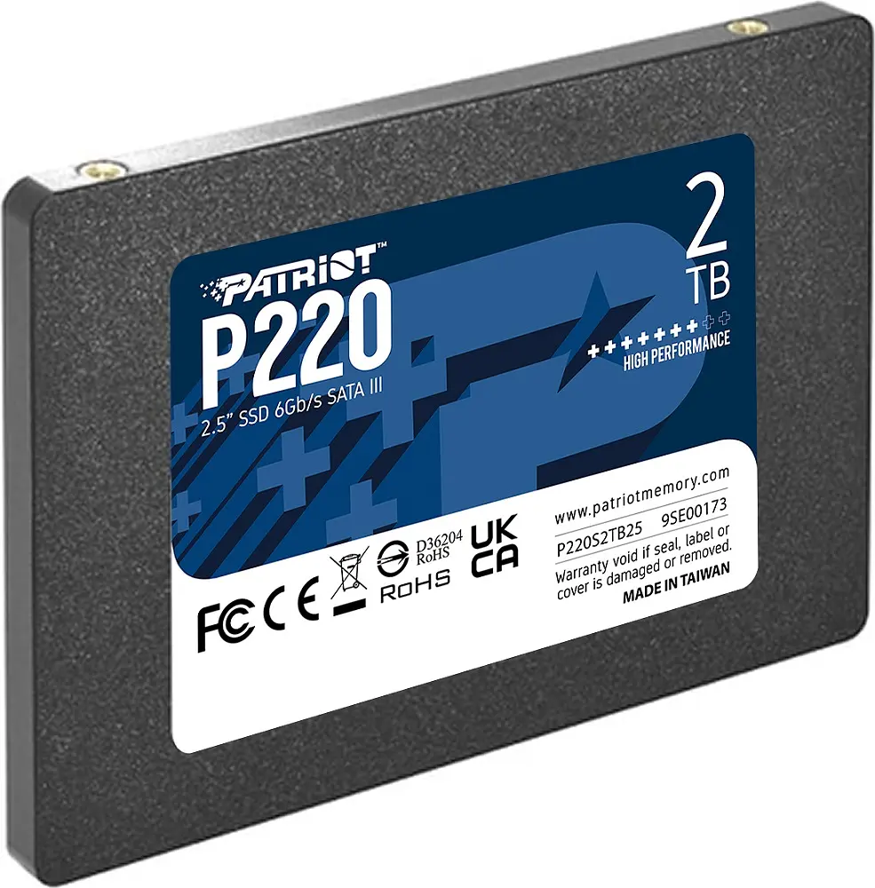 Накопичувач SSD Patriot P220 2.5" SATAIII TLC 2TB (P220S2TB25) - фото 3