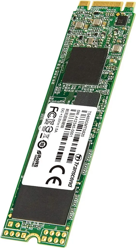 Накопичувач SSD Transcend MTS820S M.2 2280 SATAIII 3D TLC 480GB (TS480GMTS820S) - фото 3
