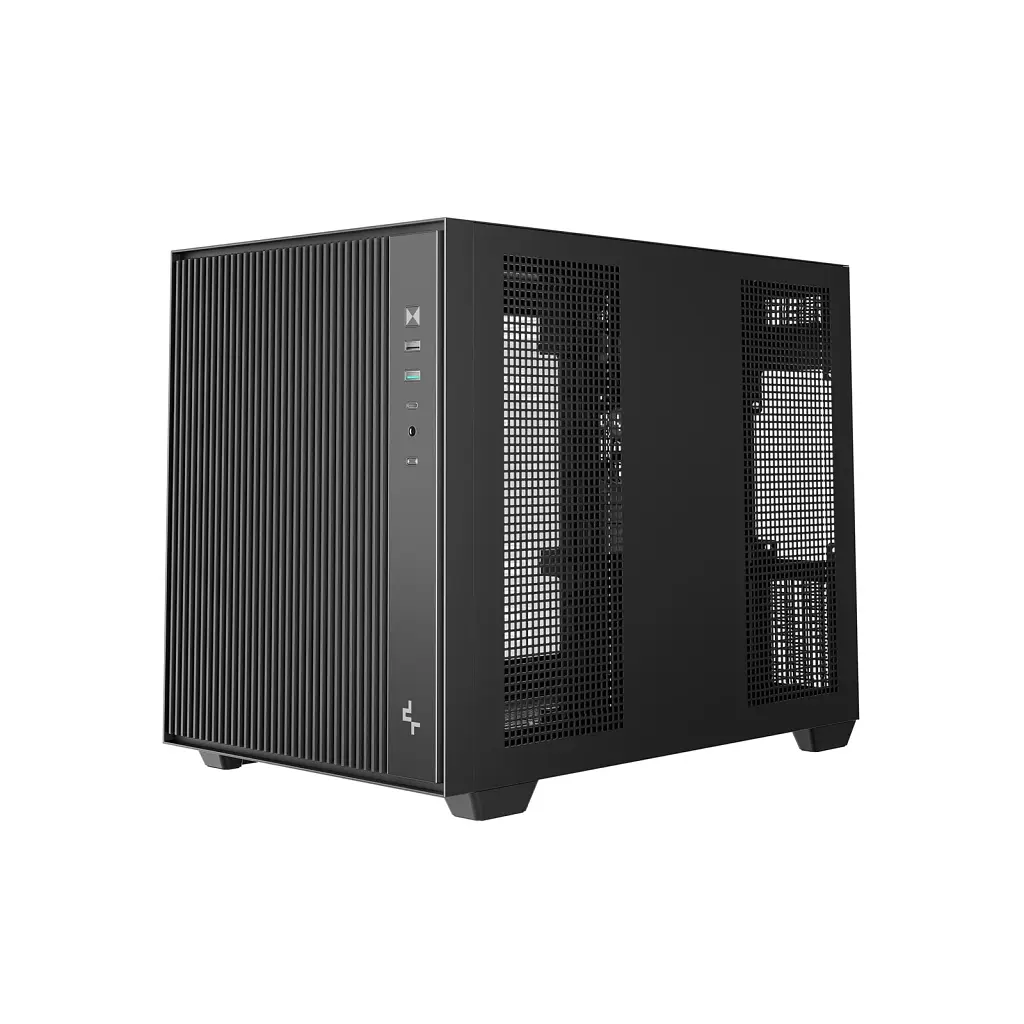 Корпус для ПК Deepcool CG330 Mesh 3F Black (R-CG330MESH-BKANM3-G) - фото 8