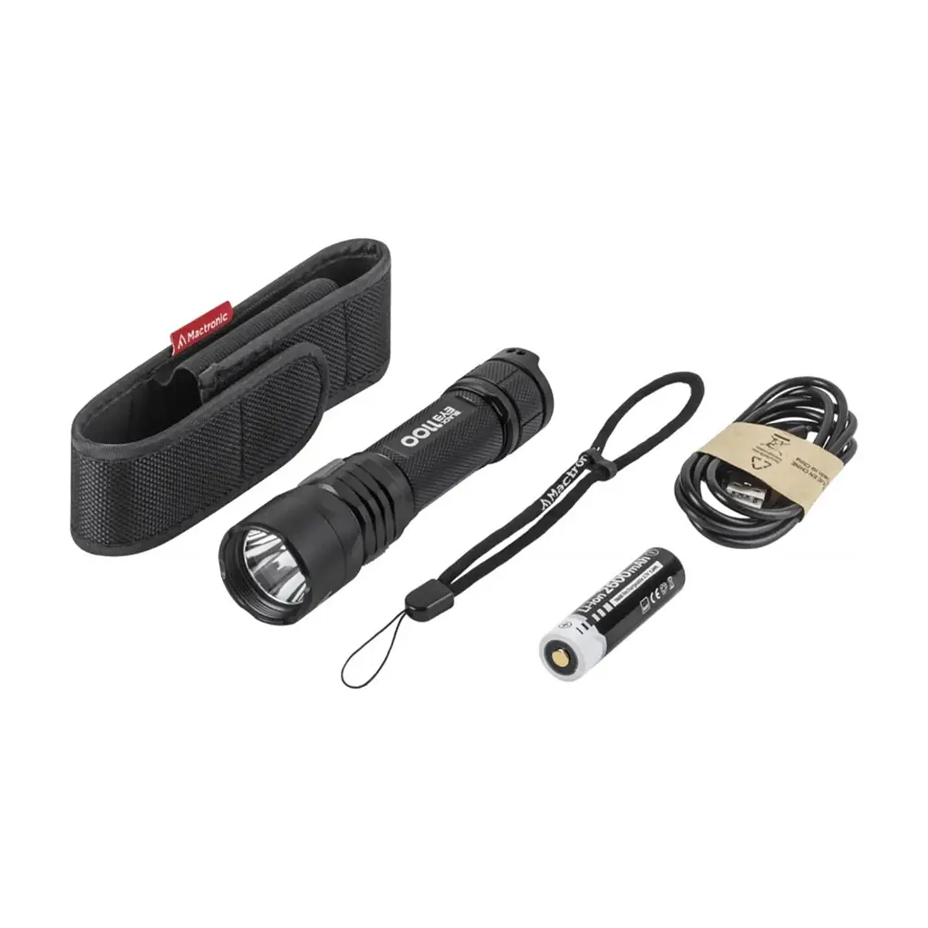Ліхтар Mactronic тактичний Black Eye 1100 (1100 Lm) Recharg Type-C (THH0048) - фото 4