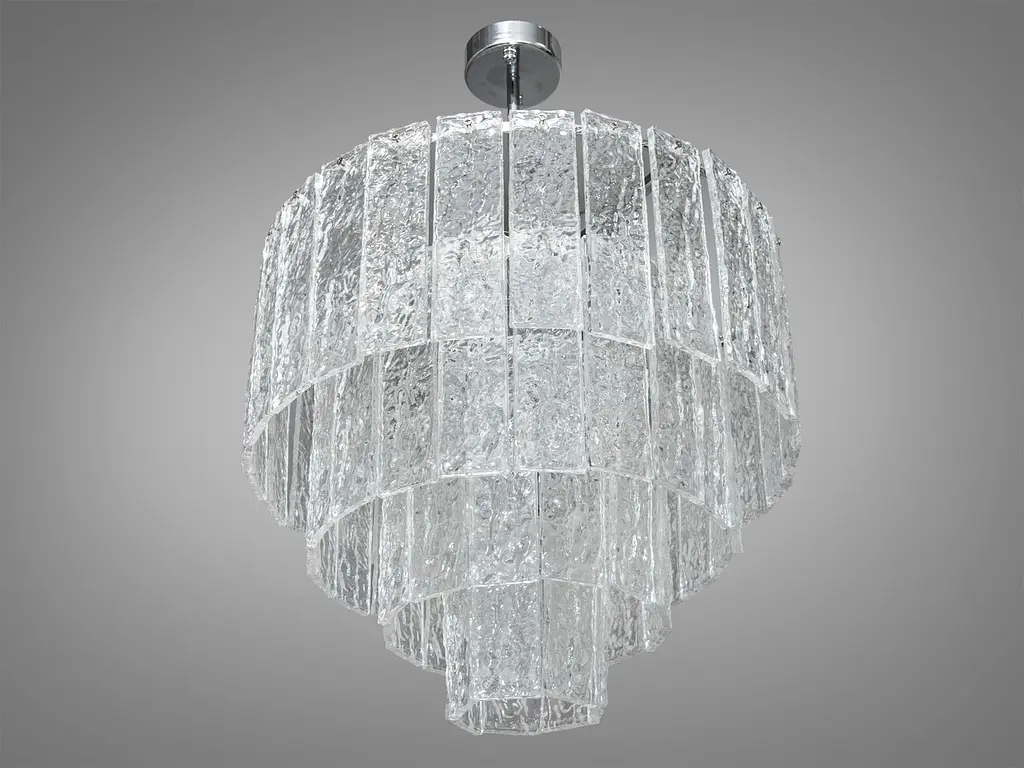 Підвісна кришталева люстра Diasha 816/500CH - 9xE14, 49x70 см, хром - фото 4
