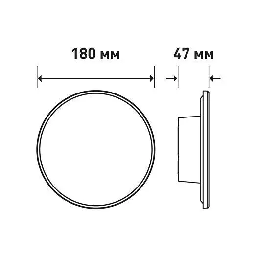Фасадний світлодіодний світильник MAXUS MWL 12W 3CCT IP65 BL Circle - фото 5