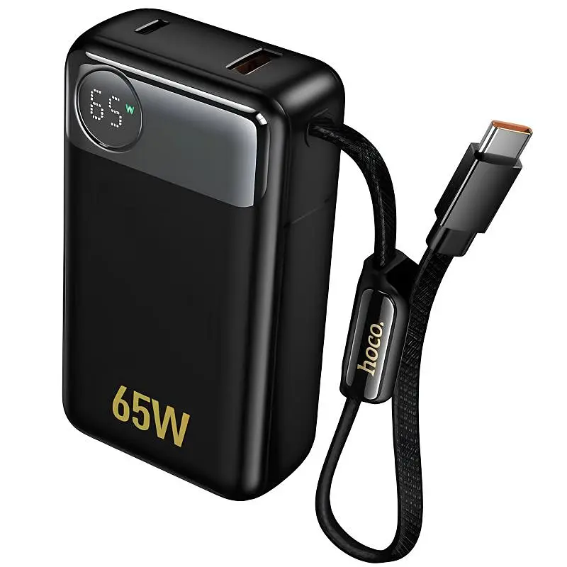 Портативне ЗП Power Bank Q53 Skillful PD65W 12000 mAh Black Hoco teh0029388