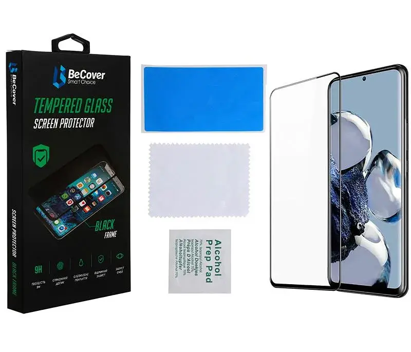 Скло захисне BeCover Xiaomi 12T / 12T Pro Black (708558) - фото 2