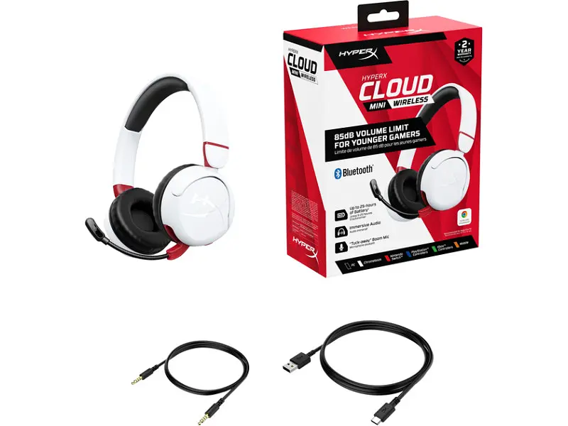 Гарнітура HyperX Cloud Mini Wireless White (7G8F2AA) - фото 8