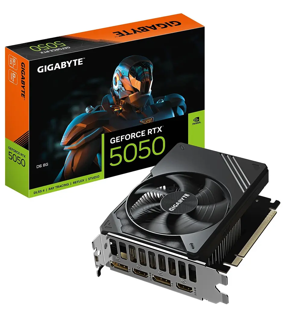 Відеокарта Gigabyte RTX 5050 8GB D6 (GV-N5050D6-8GD) (GDDR6, 128 bit, PCI-E v5.0 x16) - фото 8